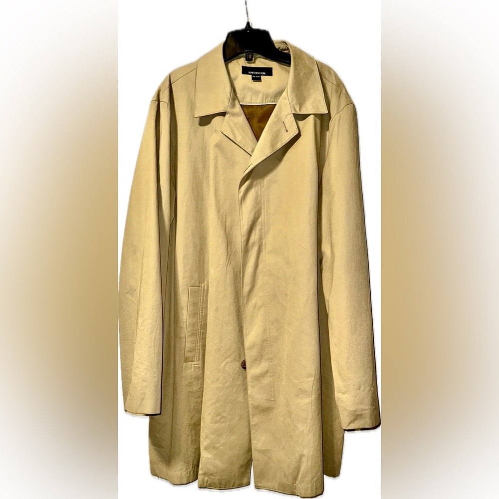 Jones New York Men's Classic Tan Trench Coat